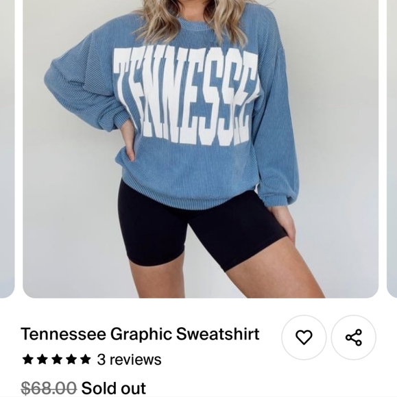 BUCKETLIST Tops - Lane 201 Tennessee Pullover